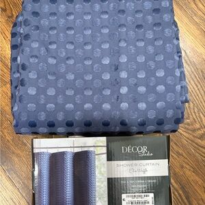 ✨Must Have Beautiful Blue Fabric Shower Curtain✨